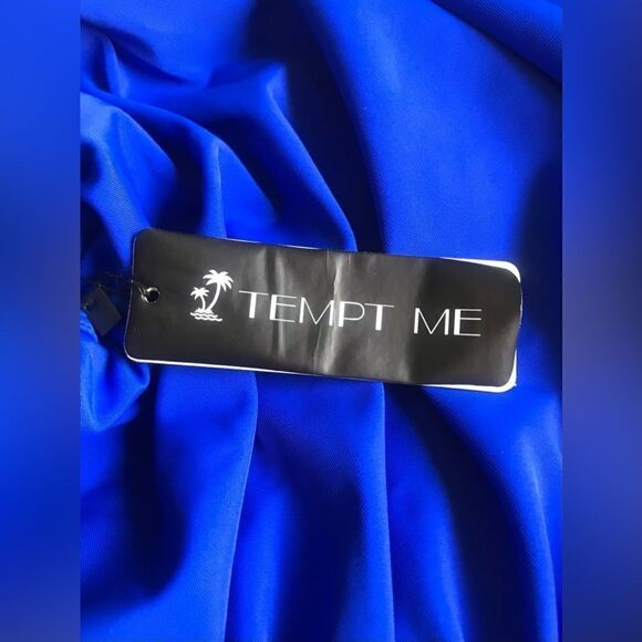 NWT … TEMPT ME “Size: S” Electric Blue Swimsuit - Picture 5 of 5